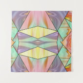 Moderne Abstracte boho Marble Art Wandkleed (Voorkant (horizontaal))