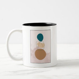 Moderne Abstracte Boho Mok – Minimalistische Neutr