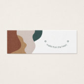 Moderne Abstracte Boho Veroorkaart Mini Visitekaartjes (Voorkant)