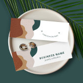 Moderne Abstracte Boho Veroorkaart Mini Visitekaartjes