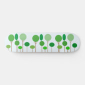 Moderne Abstracte bomen Persoonlijk Skateboard (Horizontaal)