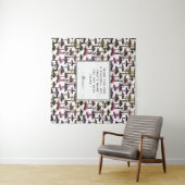 Moderne Abstracte boom Art Inspirerend Rumi Quote Wandkleed (In Situ (horizontaal))