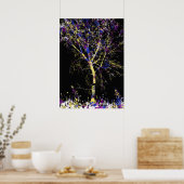 Moderne Abstracte Boom Poster (Keuken)