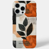 Moderne Abstracte Botanische - Aardse Minimalistis Case-Mate iPhone Case (Achterkant)