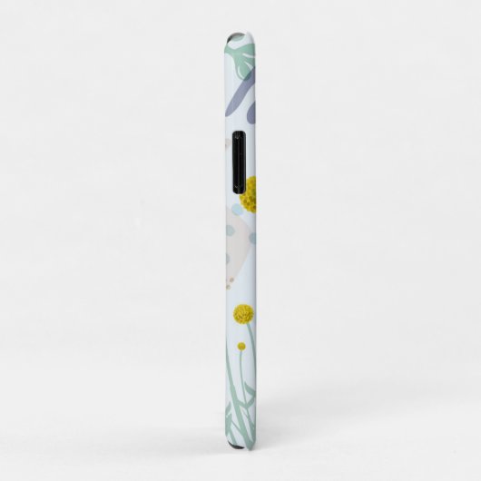 Moderne Abstracte Botanische Gele Billy Button Case-Mate iPhone Case (Achterkant/rechts)