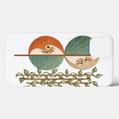 Moderne Abstracte Botanische Kunstprint, Minimalis Case-Mate iPhone Case (Achterkant (horizontaal))