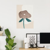 Moderne Abstracte Botanische Leaf Wall Art Poster (Thuiskantoor)