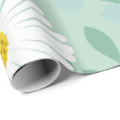 Moderne Abstracte Botanische Zeeaster Cadeaupapier (Rol Hoek)