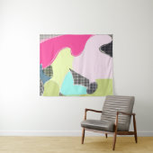 Moderne abstracte bucho tapestry wandkleed (In Situ (horizontaal))