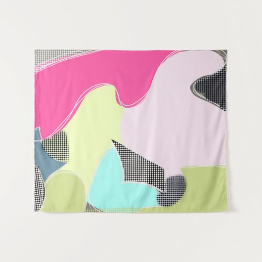 Moderne abstracte bucho tapestry wandkleed (Voorkant (horizontaal))