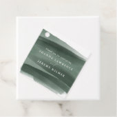 Moderne Abstracte cadeau voor officiële bruiloft Bedankjes Labels (In situ)