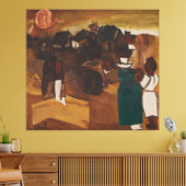 moderne abstracte canvas afdruk (Insitu (Woonkamer))
