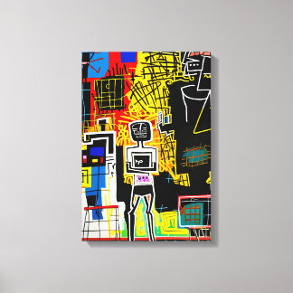 Moderne abstracte canvasprints hedendaagse kunst canvas afdruk