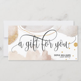 Moderne abstracte certificaatkaartje