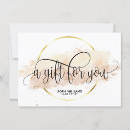 Moderne abstracte certificaatkaartje