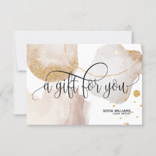 Moderne abstracte certificaatkaartje