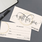 Moderne abstracte certificaatkaartje Voeg Logo toe