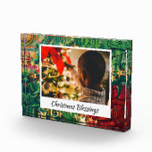 Moderne Abstracte CHRISTMAS STARS Photo Keepomwill Fotoblokken (Rechts)