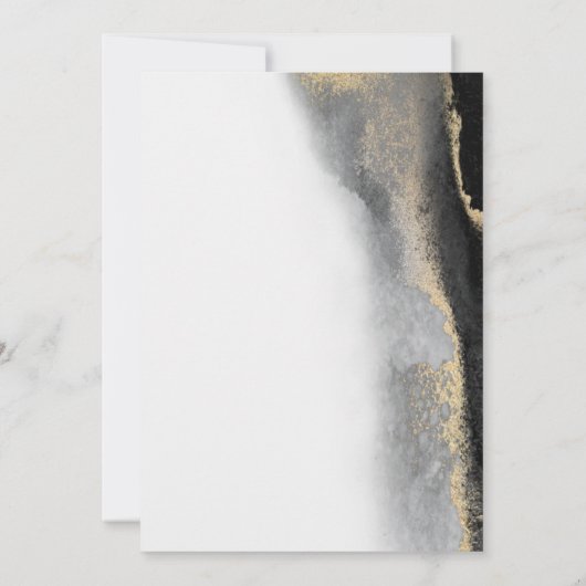 Moderne Abstracte cocktails en gesprekspartner Kaart (Achterkant)