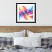 Moderne abstracte compositie vol licht cavas canvas afdruk (Insitu (Slaapkamer))