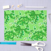 Moderne Abstracte Confetti afdrukken, lieggroen Tissuepapier (Craft)