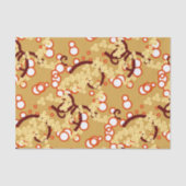 Moderne Abstracte Confetti afdrukken, mosterd Gold Tissuepapier (Voorkant)