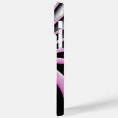 Moderne Abstracte Crazy Fractal Art Patroon Naam Case-Mate iPhone Case (Achterkant / Links)