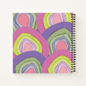 Moderne Abstracte Dankbaarheid Journaal naam Notitieboek (Achterkant)