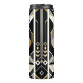 Moderne Abstracte Decoratieve Cat Thermische Tumbl Thermosbeker (Achterkant)