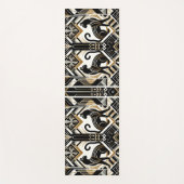 Moderne Abstracte decoratieve kat yogamat (Voorkant)