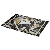 Moderne Abstracte decoratieve kattensnijplank Snijplank (Hoek)