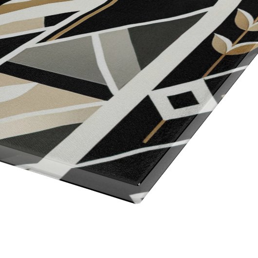 Moderne Abstracte decoratieve kattensnijplank Snijplank (Hoek)