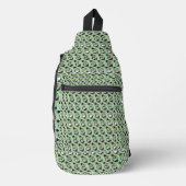 Moderne abstracte digitale patroonontwerp 1239 sling bag (Voorkant)