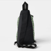 Moderne abstracte digitale patroonontwerp 1239 sling bag (Achterkant)