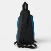 Moderne abstracte digitale patroonontwerp 1242 sling bag (Achterkant)