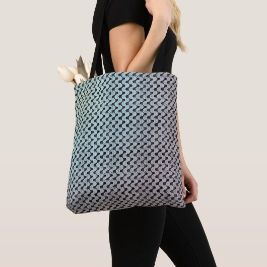 Moderne abstracte digitale patroonontwerp 1246 tote bag (Dichtbij)