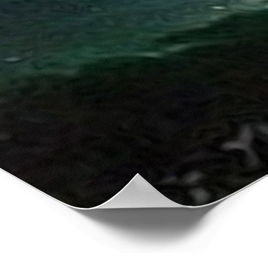 Moderne Abstracte digitale schilderdingen vallen Poster (Hoek)