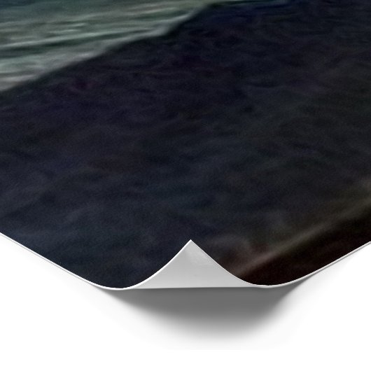 Moderne Abstracte digitale tekenverlichting Poster (Hoek)