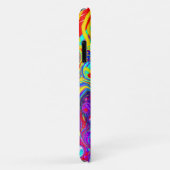 Moderne Abstracte digitale vloeistof Case-Mate iPhone Case (Achterkant/rechts)