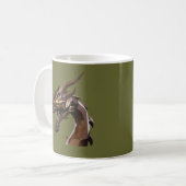 Moderne Abstracte draak Koffiemok (Voorkant links)