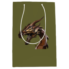 Moderne Abstracte draak Medium Cadeauzakje