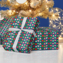 Moderne Abstracte driehoek kerstpatroon