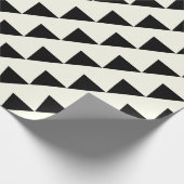 Moderne Abstracte driehoek van het zwarte voorarti Cadeaupapier (Hoek)