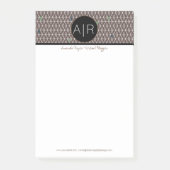 Moderne Abstracte driehoekige camo Post-it® Notes (Voorkant)