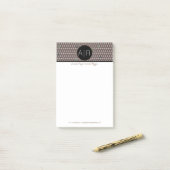 Moderne Abstracte Driehoekige Camouflage Post-it® Notes (Op bureau)