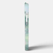Moderne Abstracte Droomachtige Klaprozen op Teal Case-Mate iPhone Case (Achterkant / Links)