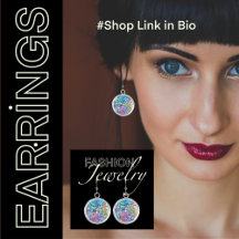 Moderne Abstracte Drop Dangle