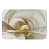 Moderne Abstracte edelmetaalkleuren Fractal Badmat (Voorkant)