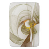 Moderne Abstracte edelmetaalkleuren Fractal Badmat (Voorkant Verticaal)