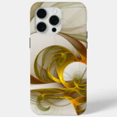 Moderne Abstracte edelmetaalkleuren Fractal Case-Mate iPhone Case (Achterkant)